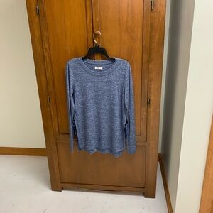 UGG tunic top sweater side slit w/ribbon close XS L26 in 19 in pit